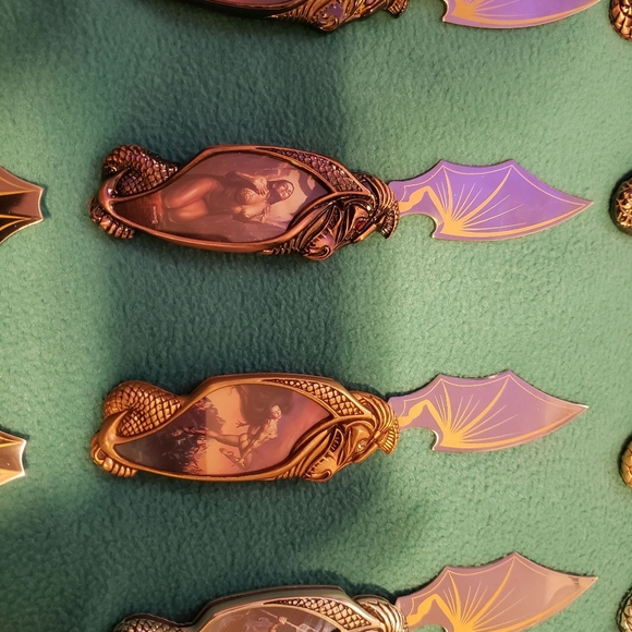 Franklin Mint Knightstone Collection  Fantasy Kniv - Picture 3 of 6